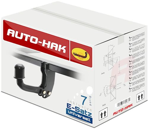 AUTO-HAK NEU Anhängerkupplung AHK starr kompatibel mit Seat Altea-XL 5P1 Van ab 06.2004 mit 7-polig Universal-Elektrosatz/E-Satz