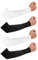 XZMCAT Unisex Armstulpen, Schwarz / Weiß, Manchettes unisexes