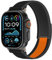 KADES Nylon Armband Kompatibel mit Apple Watch Armband 49mm 46mm 45mm 44mm 42mm(Series 3),Trail Loop Geflochtener sportarmband für iWatch Ultra 2/Ultra Series 10/9/8/7/6/5/4/3/2/1/SE,Schwarz/Grau