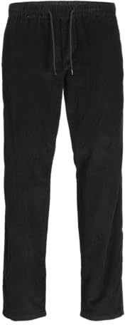 Jrebkenni Relaxed Corduroy Jogger, Negro, XL