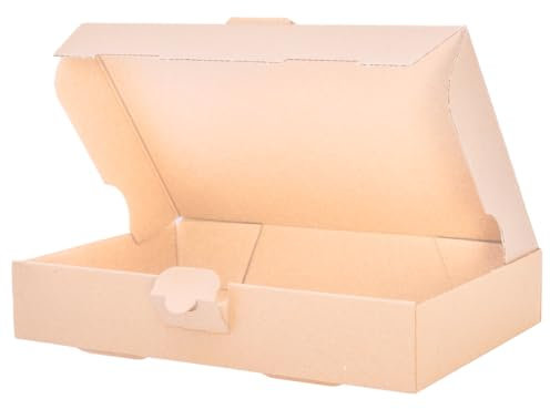 verpacking 500 Maxibriefkartons Versandkartons Faltschachtel Faltkarton Maxibrief 240 x 160 x 45 mm, Braun, MB-3