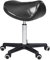 Master Massage 91557DE Sattelhocker Rollhocker Drehhocker Arbeitshocker Praxishocker Kosmetikhocker Hocker (Schwarz), 5900 g