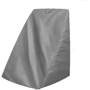 Hose Reel Cart Cover SUNSURE Black Waterproof Free Standing Water Hose Reel Protective Cover Furniture Sets for Patio Outdoor (Grey)