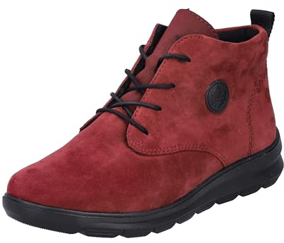 Rieker Bottes à lacets pour femme Z0022 - Rouge - Pointure 39 EU, rouge, 39 EU