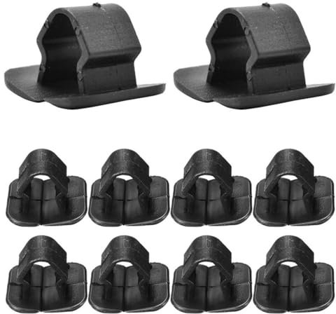 CPJJ 10 Pezzi Auto Cofano Isolamento Pad Titolare Clip,Auto Cappuccio Plastica Fibbia Fissaggio Fermo,Accessori Universali Per Auto,Adatto Alla Maggior Parte Delle Auto,Dei Furgoni e Dei Camion