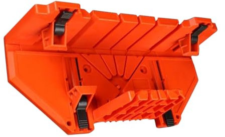 Sierra Ingletadora, ABS con Opciones de Tamaño Flexibles Caja de Ingletes Caja de Ingletes y Juego de Sierra para Carpintería (14 pulgadas)