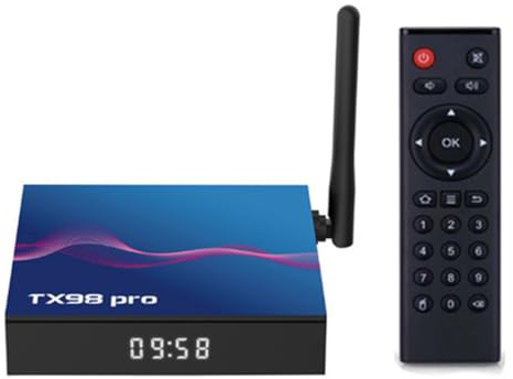 CHROX Android 14.0 TV Box 2025, Dispositivo di Streaming 4K Ultra HD per TV, HDR10, WiFi 6 2.4G E 5G, BT 5.4, USB 3.0, Ethernet 100M, Decoder H618 Quad Core A53,4gb+32gb