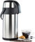 Andrew James Airpot Hot Water Dispenser, Insulated Jug with Pump Mechanism, Made of Stainless Steel, Double-Walled, Lightweight and Robust with Carry Handle, Ideal for Hot and Cold Drinks (3L)