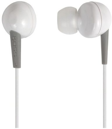 Koss KEB6_in_Ear_Headphones White Intraaural In-Ear Headphones with Wire 16-20000 Hz, 106 DB, White