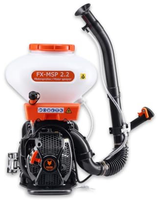 FUXTEC FX-MSP2.2 Atomizador de Mochila - de gasolina de 41,5 cm3 para su uso contra las malas hierbas y la protección de las plantas en grandes áreas y la conservación de los cultivos agrícolas.