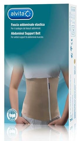 Alvita Fascia Addominale Elastica Taglia 2 (90-105 cm) 1 Pezzo