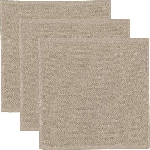 Erwin Müller Spültuch 3er-Pack Baumwolle beige Größe 25x25 cm