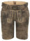 Spieth & Wensky Herren Trachten Lederhose inkl. Gürtel, Rampoldi (360659-0648), Größe:54, Farbe:caribo/St 134-D Sand (6480)