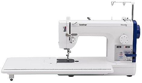 BROTHER PQ1600S High-Speed Straight Stitch Sewing & Quilting Machine, Plastic Outer/Metal Frame, White, Standard