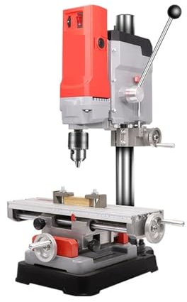 Trapano a colonna da banco, AB2856T Mini Trapano A Tavola Rotante Trapano Da Banco Multifunzione Piccola Fresatrice For Trapano Elettrico For Casa Compatto e di alta precisione ( Color : Package 31 ,