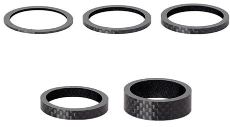 HOUSON 5PCS Fahrrad Ahead Vorbau Spacer, Fahrrad Lenker Spacer Bike Headset Spacers Abstandshalter Vorbau Distanzringe 1mm/2mm/3mm/5mm/10mm