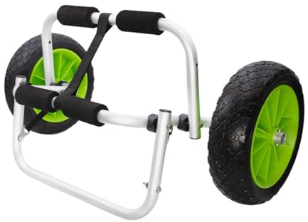 QSTDGVPW Foldable Kayak Cart Carrier Cart Kayak Accessories Kayak Trailer Canoe Cart for