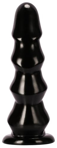 BDSMAGE Grand Plug Perles Anales avec Ventouse, Jeu Mains Libres Extenseur Anal Sextoy pour Femmes Hommes, Jouets Anaux SM Geant Imperméable Plug Anale (S)