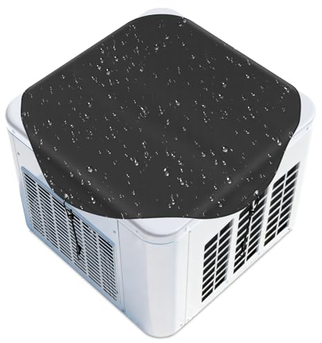 TRELC Air Conditioner Covers for Outside Units, Outdoor Waterproof Central AC Cover, Winter AC Unit Defender Covers, All Season Heavy Duty Top Cover Protect from Snow, Leaves, Dust, Debris(36''x36'')