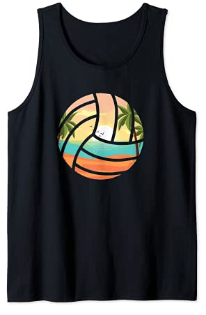 Beach Volley estivo tropicale spiaggia hippie tramonto Canotta