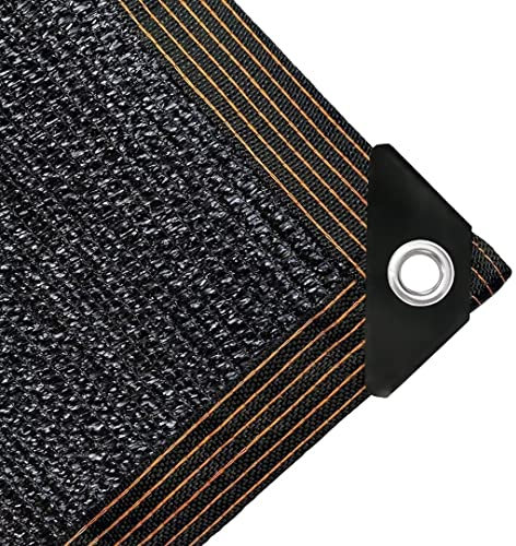 Sonnenschutz Netz 1X2m Schwarze, Schattiernetz Garten Schattierungsnetz mit Ösen 70% Shading Rate UV-Beständiges für Pflanzenschutz Gewächshaus Scheune oder Zwinger