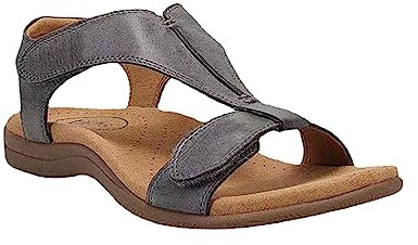 Zapatos Zapatillas de deporte de mujer Moda Primavera y Verano Sandalias de mujer Tacón plano Punta redonda Ligero Transpirable de gran tamaño Zapatos de mujer Salud