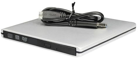 Reproductor Combinado De BLU-Ray Portátil Externo USB 3,0, Grabadora De DVD Y CD, Unidad Regrabadora