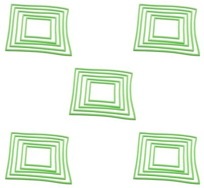 Juego de 5 anillos flotantes para plantas de acuario, 5 tamaños, accesorios para acuario, color verde