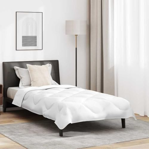Générique Duvet d'été Simple avec Oreiller 2 pcs Blanc Microfibre Maison & Jardin Linge Literie Dessus-de-lit & couettes (Poids 2.64KG)
