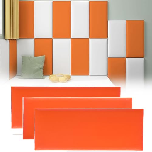 3D Self-Adhesive Wall Padding - 5 Pack Foam Cushions for Baby Nursery & Playroom Safety, Anti-Collision Wall Stickers, Kids Protection Panels 30x60cm, Soft Foam Bumper Pads