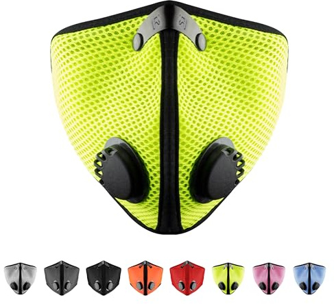 Rz Mask M2 Air Filtration Mask Reusable Nylon Safety Green Large