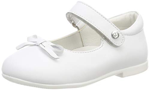 Naturino NATURINO BALLET Ballerine con cinturino alla caviglia, Bambina, Bianco (Bianco 0n01), 26 EU (8.5 Bambini UK)