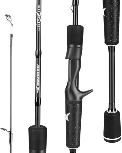 KastKing Crixus Fishing Rods, Casting Rod 6ft -Medium - Fast-2pcs