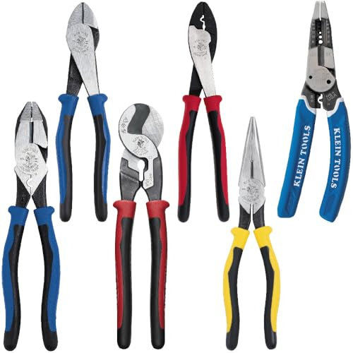 Klein Tools 80086 Journeyman Plier Kit, 6-Piece