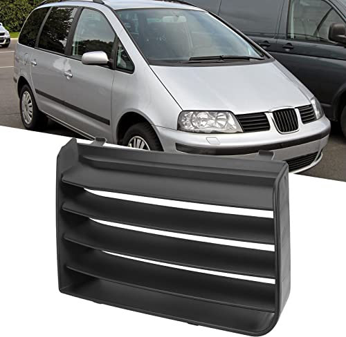 Oberer Grill der Vorderen Stoßstange, Haubengitter, Original Seat Kühlergrill, Lufteinlassgitter der oberen Stoßstange Rechts 7M785365401C Ersatz für Seat Alhambra 7M 2000-2010