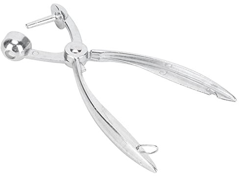 Cherry Pitter Tools, Aluminum Alloy Cherry Seed Remover, Portable Olive Remover Tool for Kitchen aid Utensils, Home Cooking, Camping, Travel, and Professional use