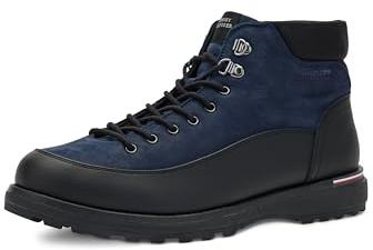 Tommy Hilfiger Botas Hombre Corporate Outdoor Nubuck Boot de piel