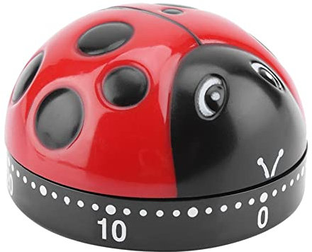 Mllepjdh Timer da cucina meccanico rotante allarme 60 minuti conto alla rovescia timer per cucinare apprendimento timer meccanico cucina