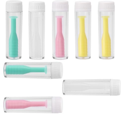 EIHI 8 Pezzi Ventosa per Lenti a Contatto Morbide, Applicatore Lenti a Contatto, Porta Lenti a Contatto, Dispositivo di Rimozione per Lenti a Contatto Portatile da Viaggio