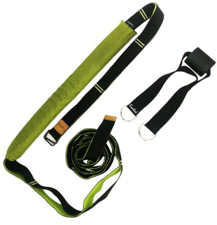 Kisangel Beinstreckergurt Yoga-hängematte Gerändeltes Bein-stretchband Tanzender Taillentrainingsgurt