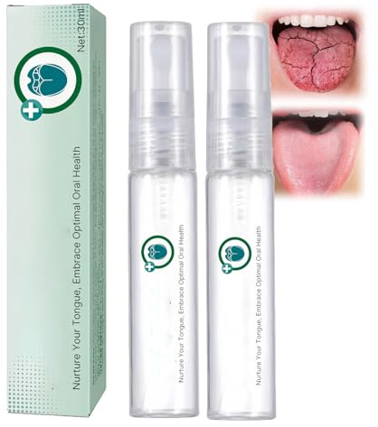 2Pcs-Oral Antibacterial Spray-Fissured Tongue, and Dry Mouth - Breath Freshener and Moisturizer