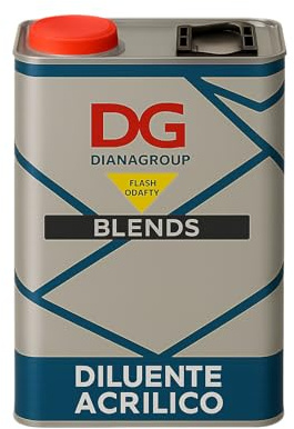Diluente Acrilico Diana Group 5L - Diluente Acrilico Fast Professionale Alta Qualità