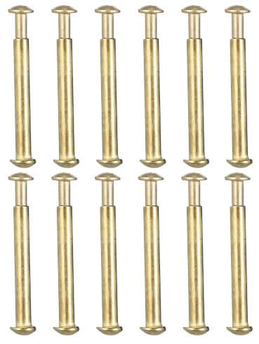 minkissy 12 Ensembles Accessoires Rivet Acier pour Inoxydable Éventail Pliant Structure Siffleur, Rotation sans Faille Son Net à Réparations à Domicile et Entretien DIY