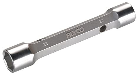 Alyco 191425 – Rohr-Steckschlüssel Sechskant Phillips Bocas geschmiedet Une 16586 satiniert verchromt 14 X 15 mm