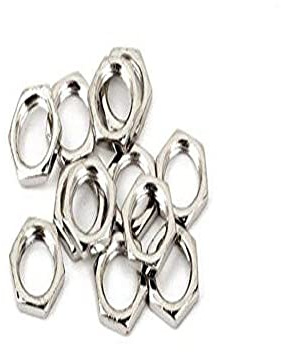 Fender nickel 001 6352 049 Potentiometer Nuts (12)