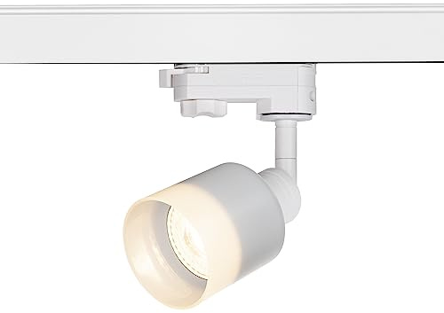 SLV faretto sistema trifase PURI TRACK QPAR51 vetro/faretto, spot LED, faretto a plafone, sistema a binari, illuminazione di interni / GU10 10W bianco