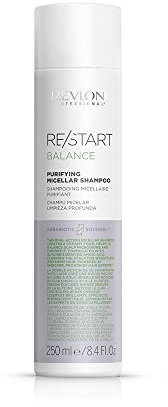 RE/START Balance Purifying Micellar Shampoo, 250 ml, Mizellen Shampoo für Haar & Kopfhaut, Haarshampoo für unbeschwerte, glänzende Haare, cremiger Schaum gegen ölige Kopfhaut