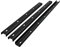 3x Natural Goods Berlin barre de fraisage U-FROM, solive, sous-structure, profilé en U, raidisseur, contreventement, dessus de table (Noir, 4 x 70cm)