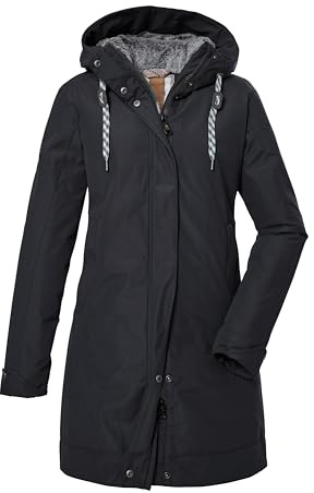 G.I.G.A. DX Femme Parka d'hiver/parka fonctionnelle avec capuche GW 13 WMN PRK, dark navy, 44, 39836-000