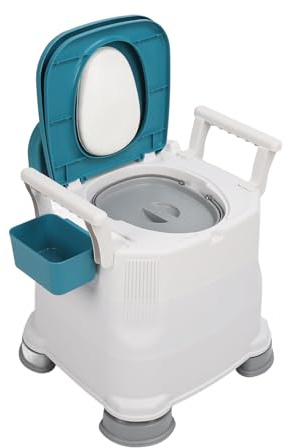 Comodino Comodino, WC Portatile Comodino, WC Portatile Ad Altezza Regolabile con Bracciolo Staccabile Antiscivolo Antiribaltamento Divano Vasino Seduta Morbi A Prova di